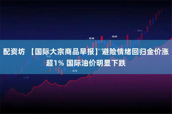配资坊 【国际大宗商品早报】避险情绪回归金价涨超1% 国际油价明显下跌