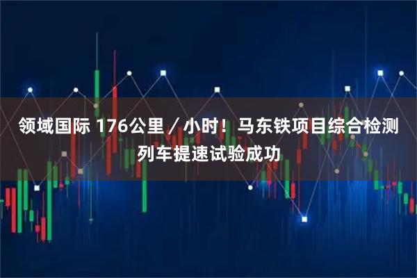 领域国际 176公里／小时！马东铁项目综合检测列车提速试验成功